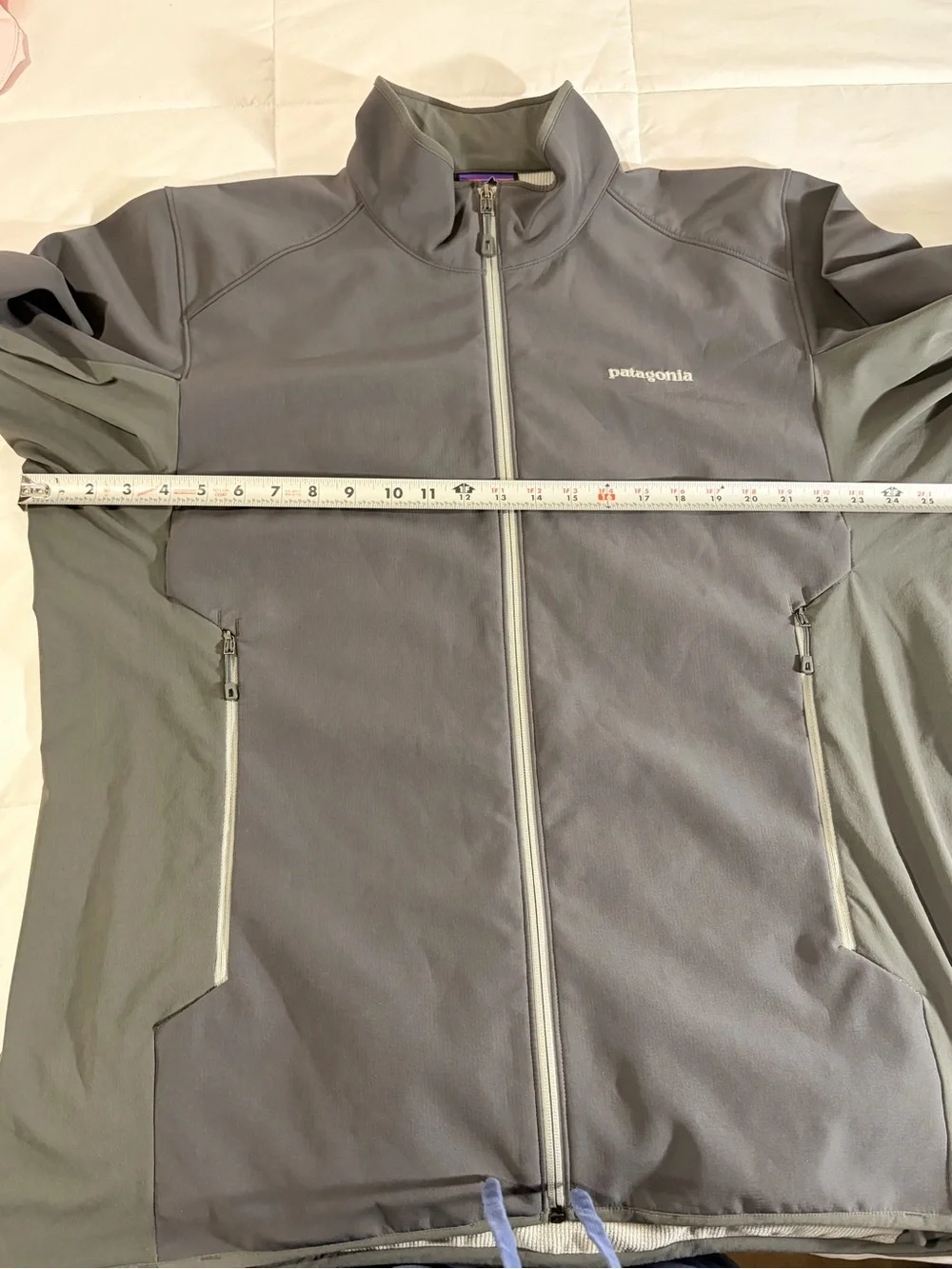 Patagonia Adze HYBRID Jacket Men’s XL Gray Softshell Polartec Windbloc